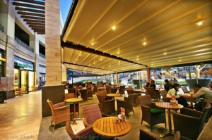 Oztech retractable roof awning - Ozsun Shade Systems – Sydney Awnings Pergolas and Patios